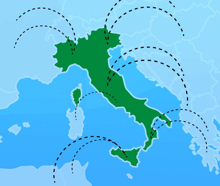 קשרי המסחר של ערי איטליה על המפה 